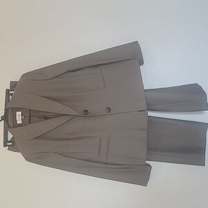 Sleek Brown Two-Piece Suit